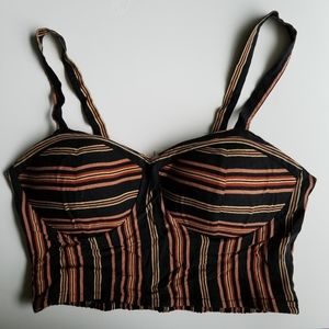 Bustier crop top
